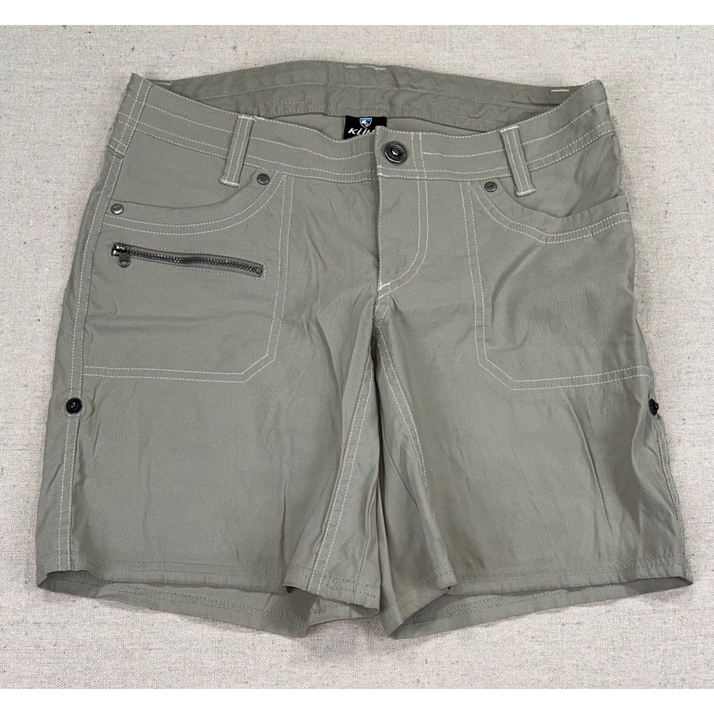 Kuhl Splash 5.5 Hiking Shorts Womens 4 Sage Green Performance Outdoor‎ Wear